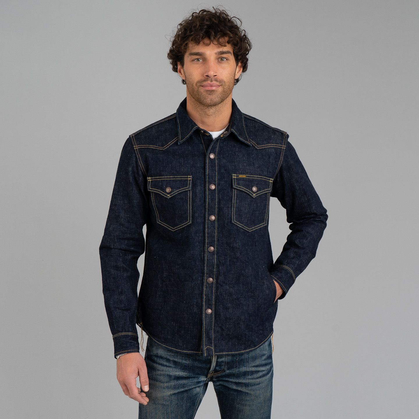IHSH-292 Vintage Indigo Selvedge CPO - Iron Heart | R&H