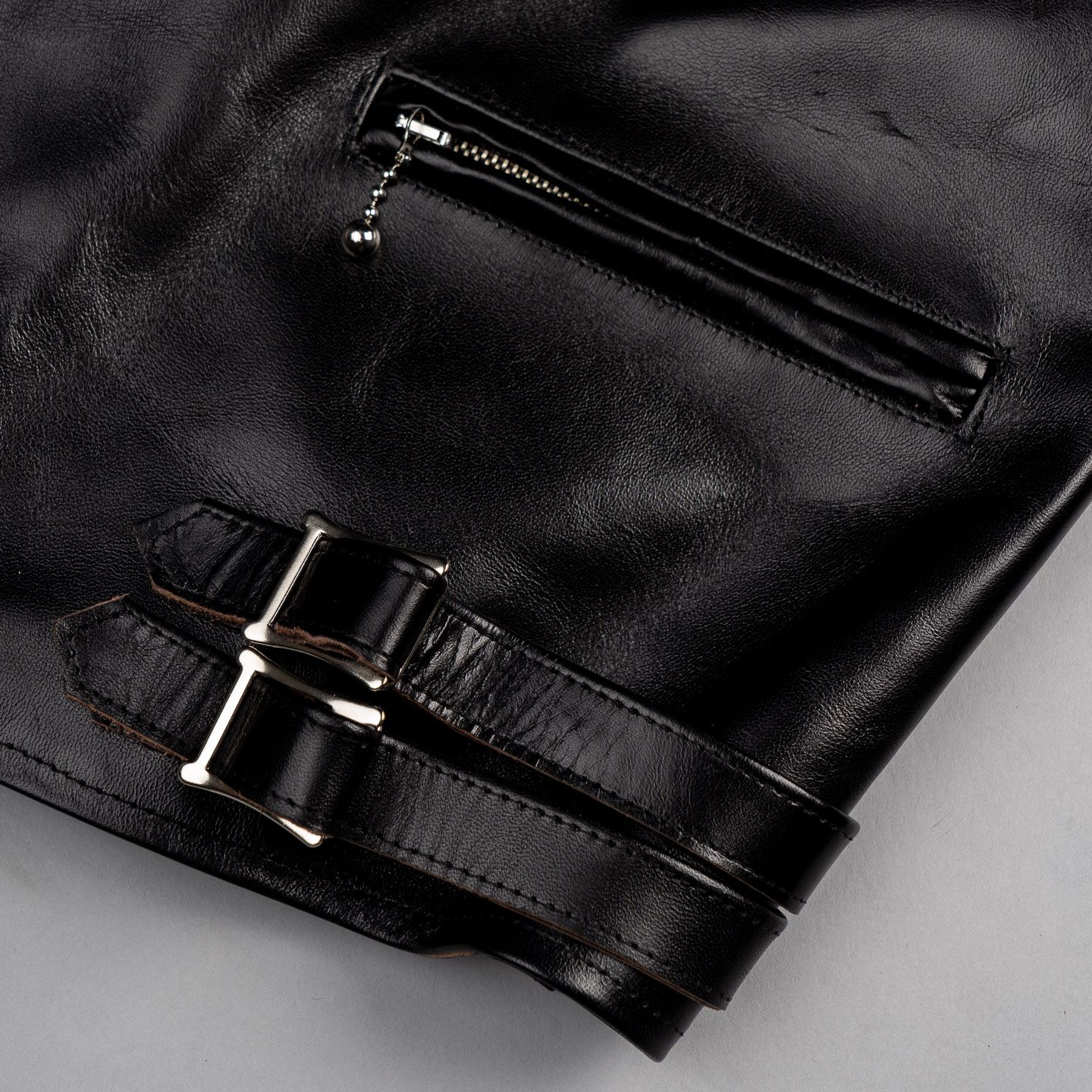 Legendary Black Stallion Horsehide Motorcycle Jacket