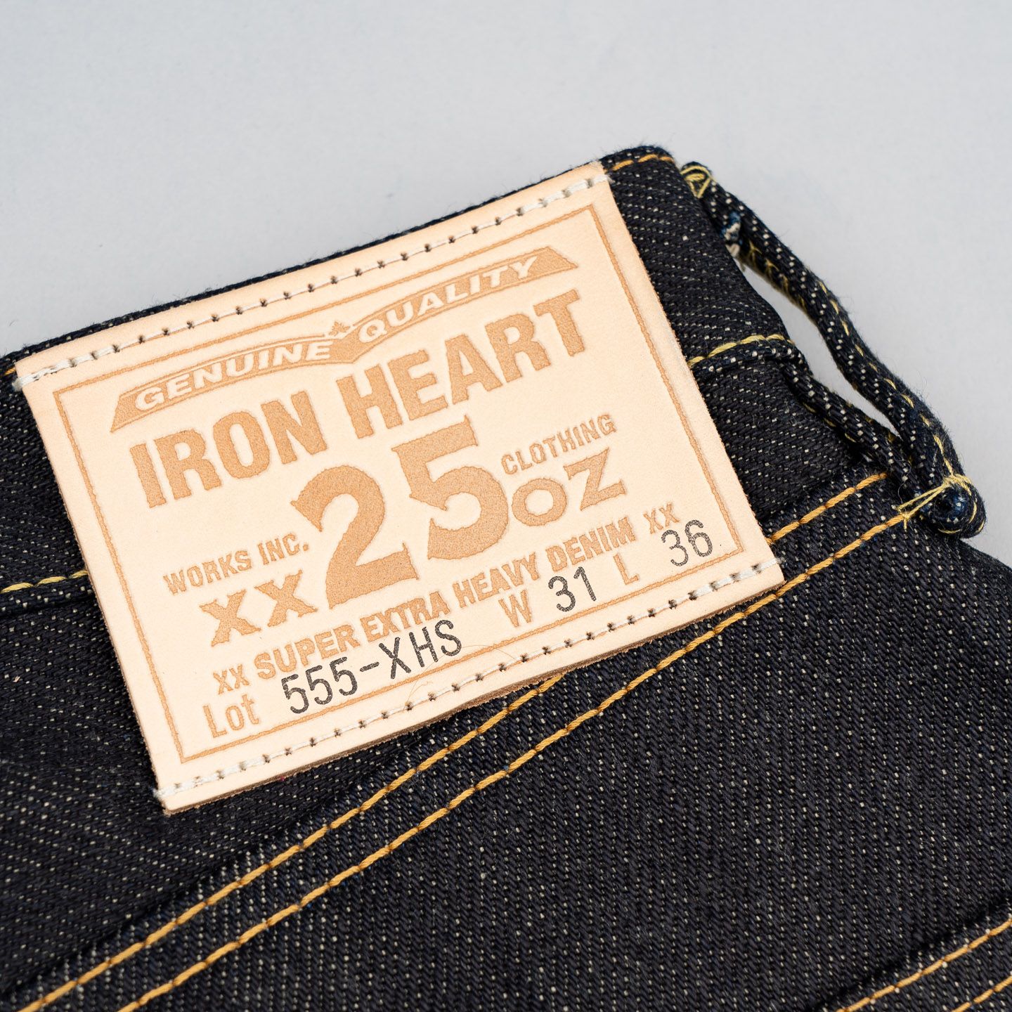 IH-555-XHS Selvedge Jeans - Iron Heart | Rivet & Hide