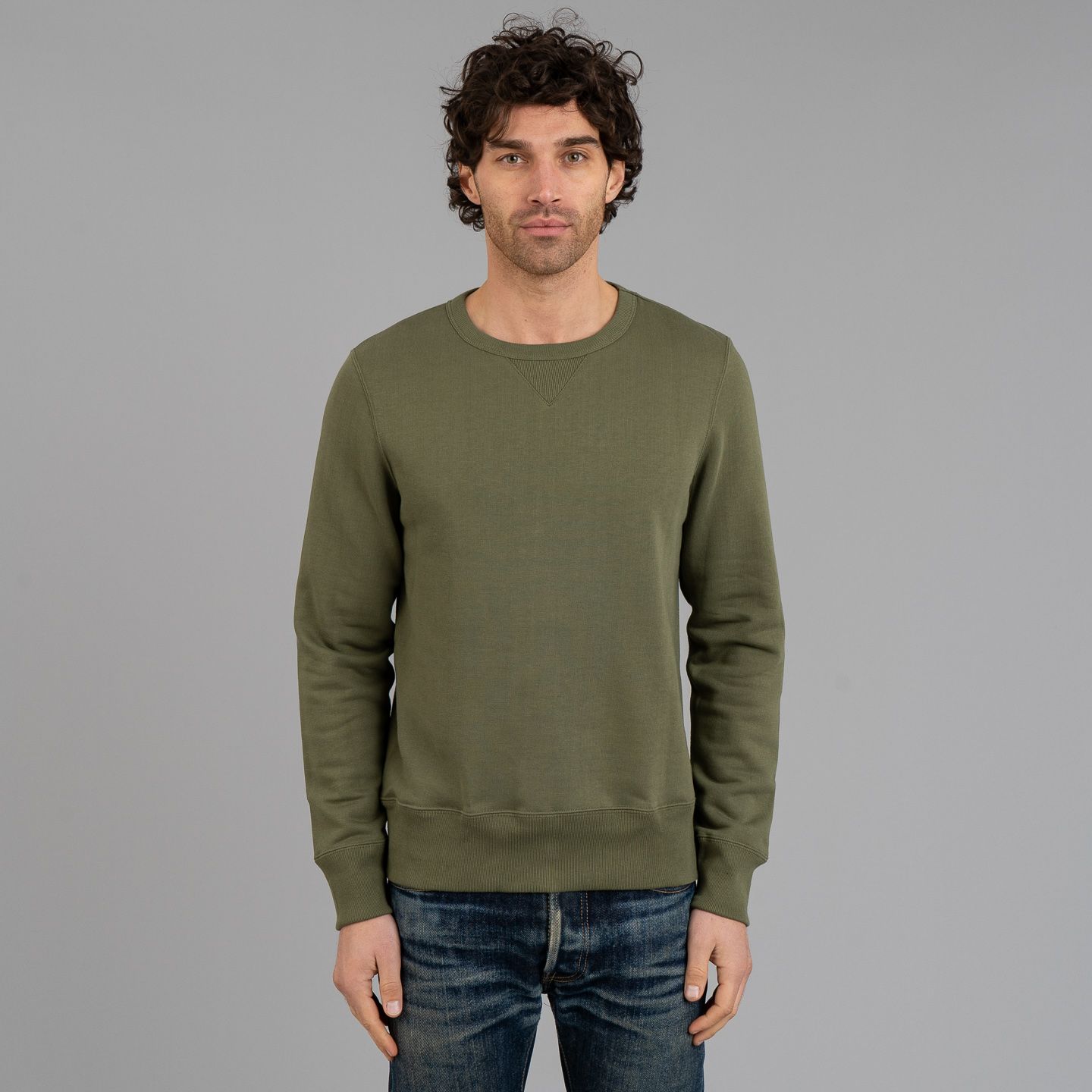 スウェット・トレーナー ENTIRE STUDIOS MILITARY GREEN SWEATSHIRT IN COTTON Entire Studios Organic Cotton Sweatshirt In Green - 15% Off