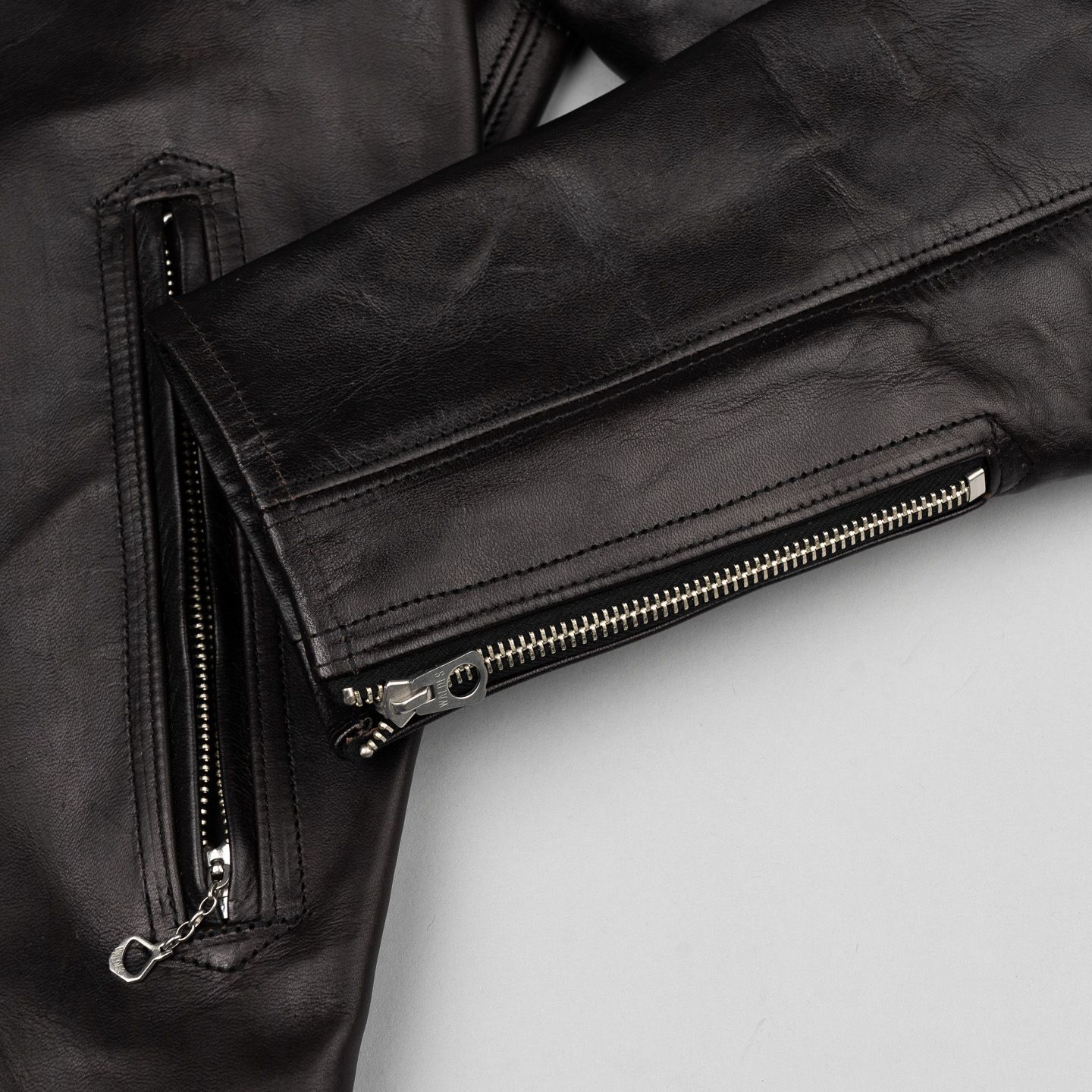 Fine Creek Leathers Eric Jacket - 1.3mm Black Shinki Horsehide