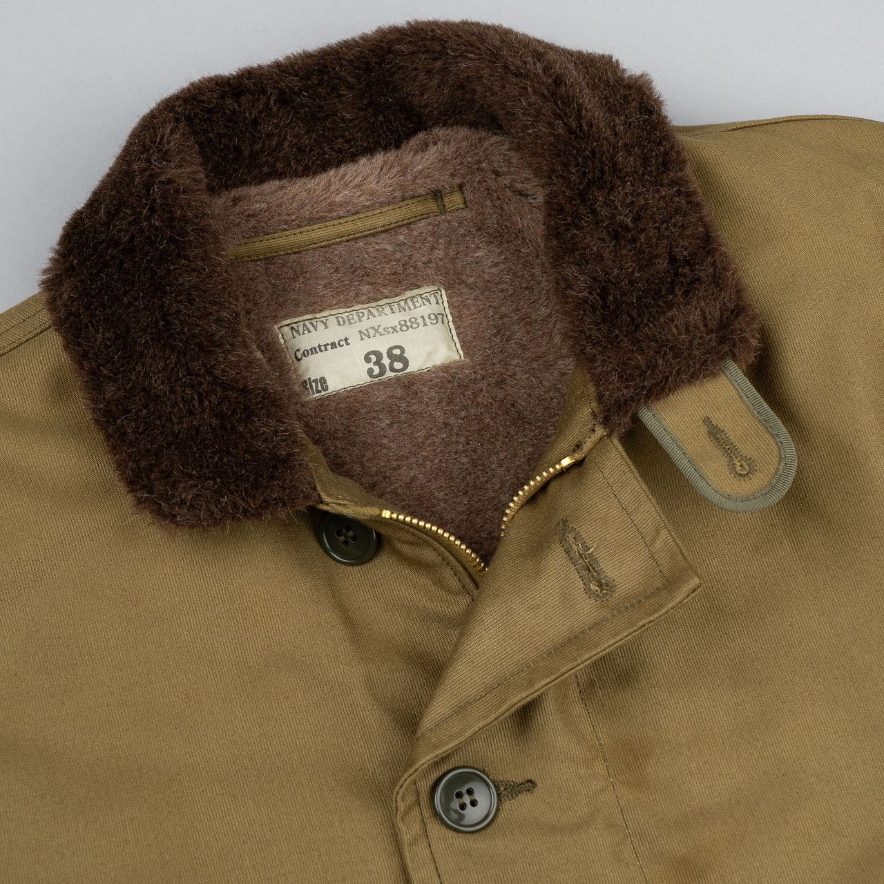 MJ22114 N1 Deck Jacket Khaki - The Real McCoy's | R&H