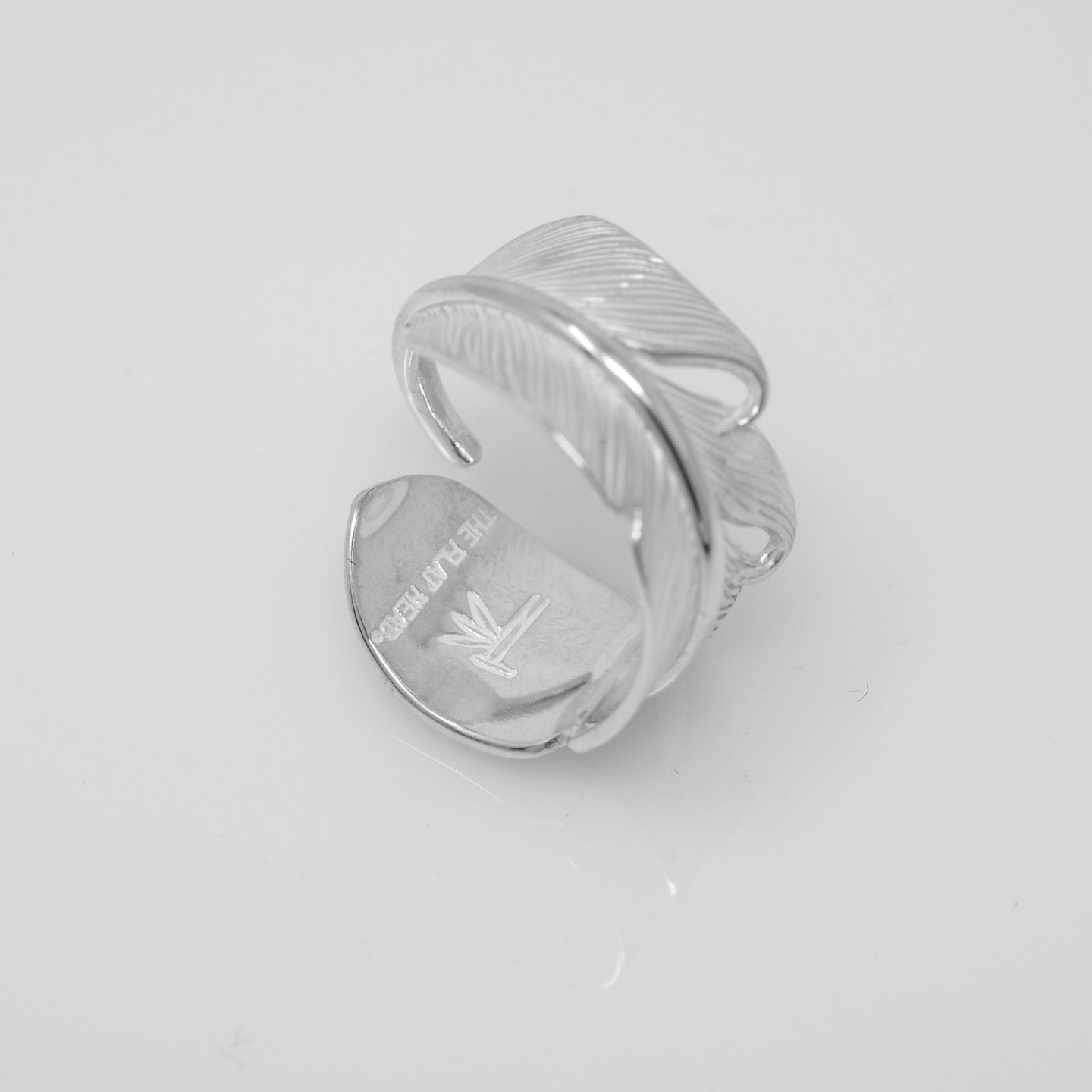 BIGHAND silver925 feather RING