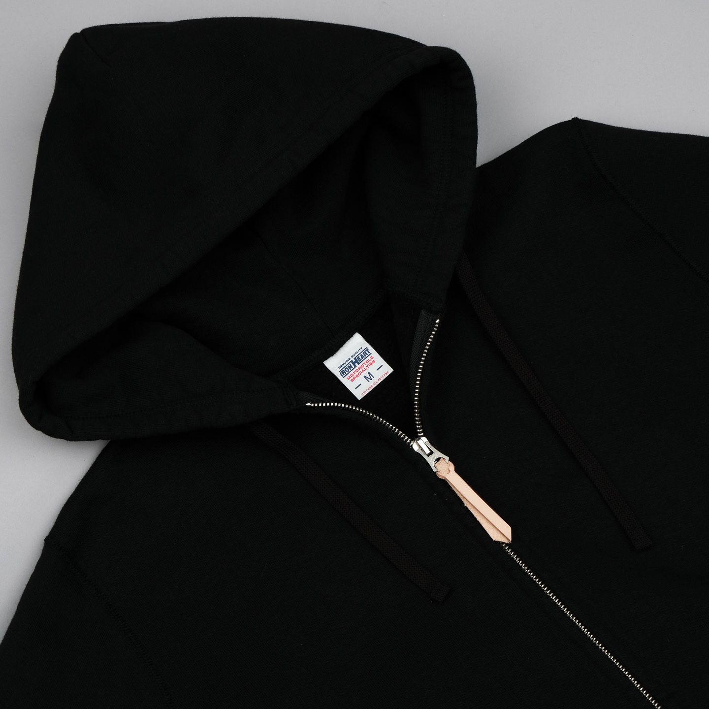 Rii Heavyweight Loopwheel Zip Hoodie - Iron Heart | Rivet & Hide