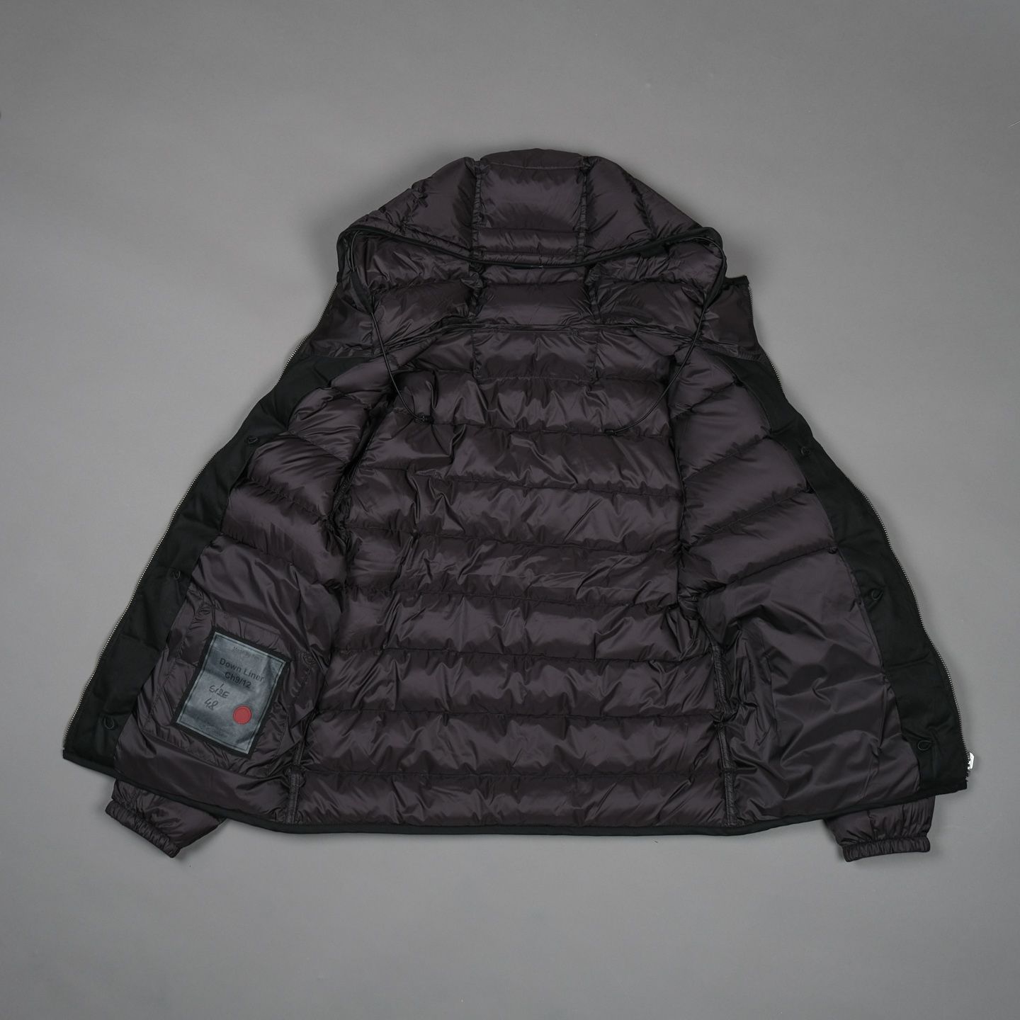 Ten c Hooded Down Liner Jacket - Grey | Rivet & Hide Ten c Hooded Down Liner Jacket - Grey | Rivet & Hide