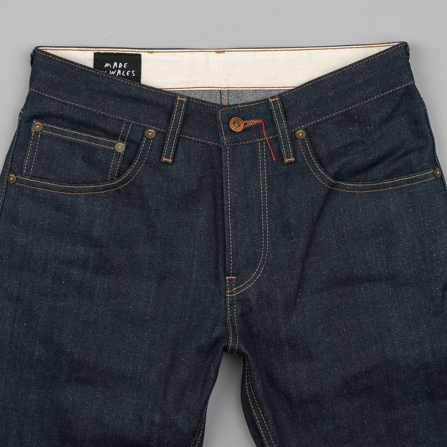V-FIT Relaxed Tapered Selvedge Jeans - Hiut | Rivet & Hide