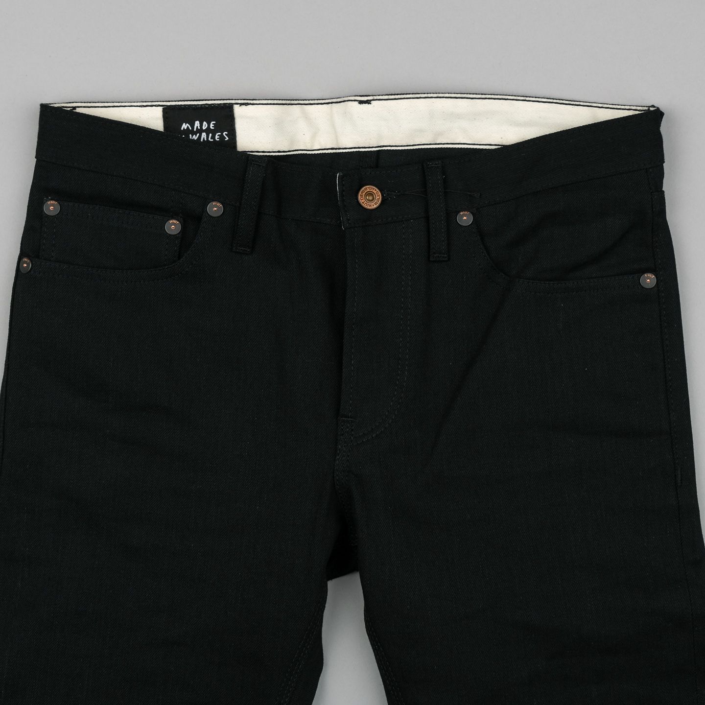 RAW DENIM JAPANESE ULTRA LOOSE FIT DEEP BLACK – NO/FAITH STUDIOS