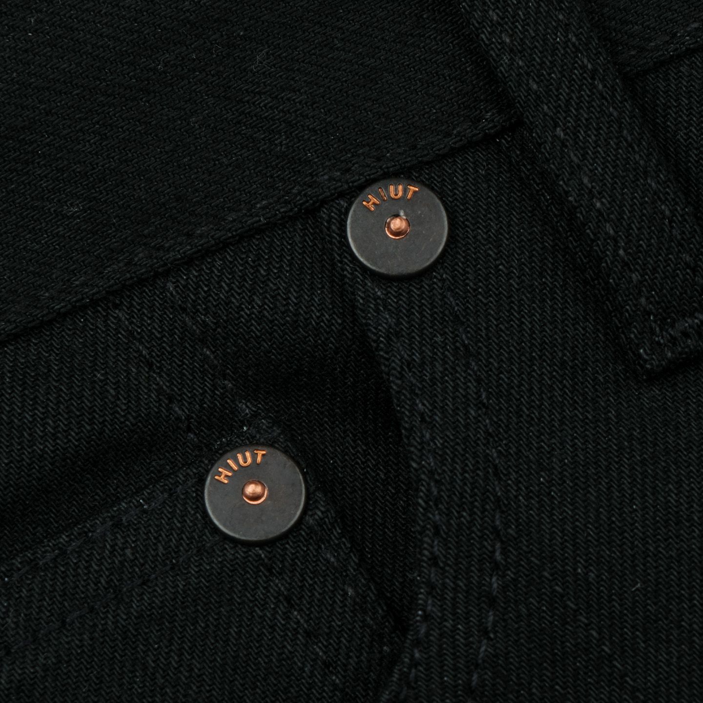 Hiut Denim Skinr Double Black Selvedge Jeans - Limited