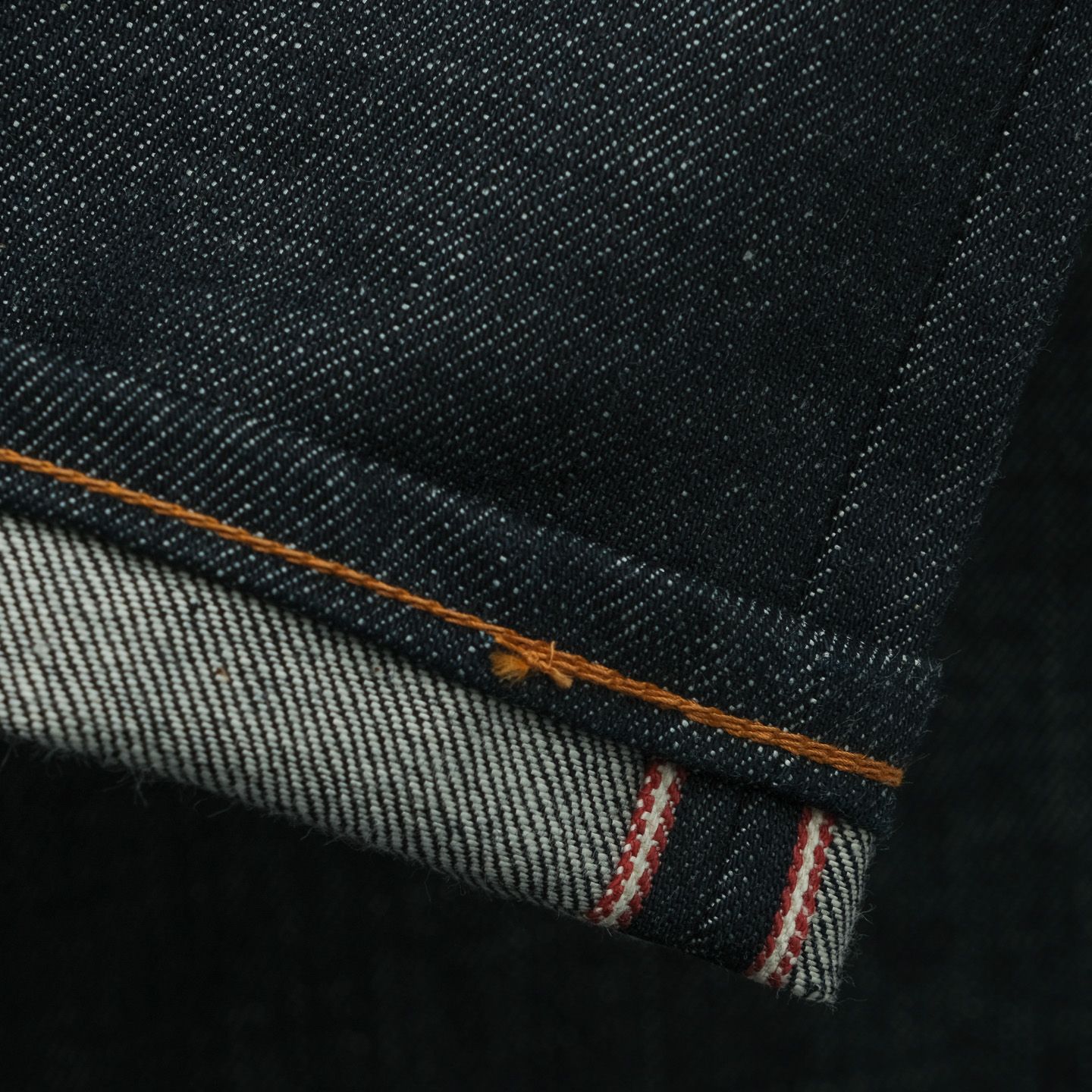 【HI FI FNK】Cherry Structured Denim SkinR Selvedge Jeans Indigo - Hiut | Rivet & Hide