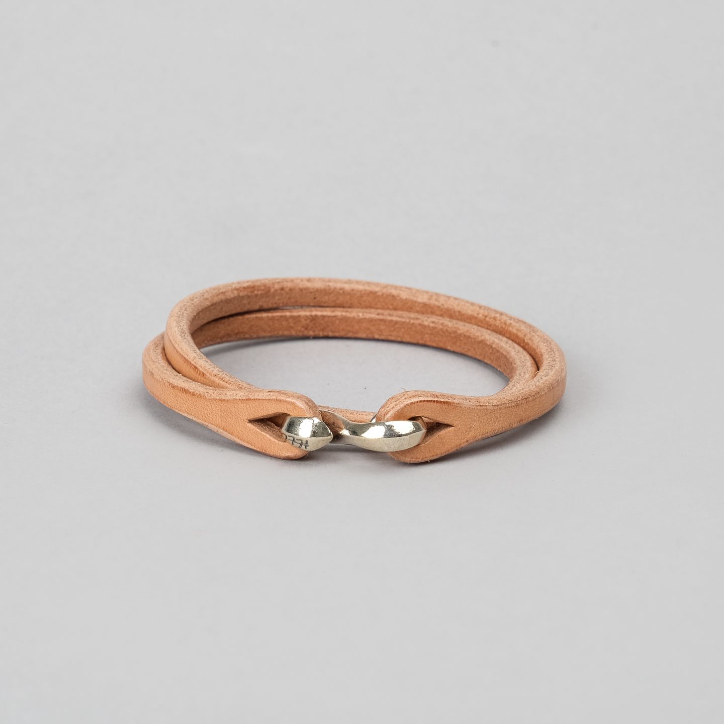 Double Leather Bracelet Tan - The Flat Head | Rivet & Hide