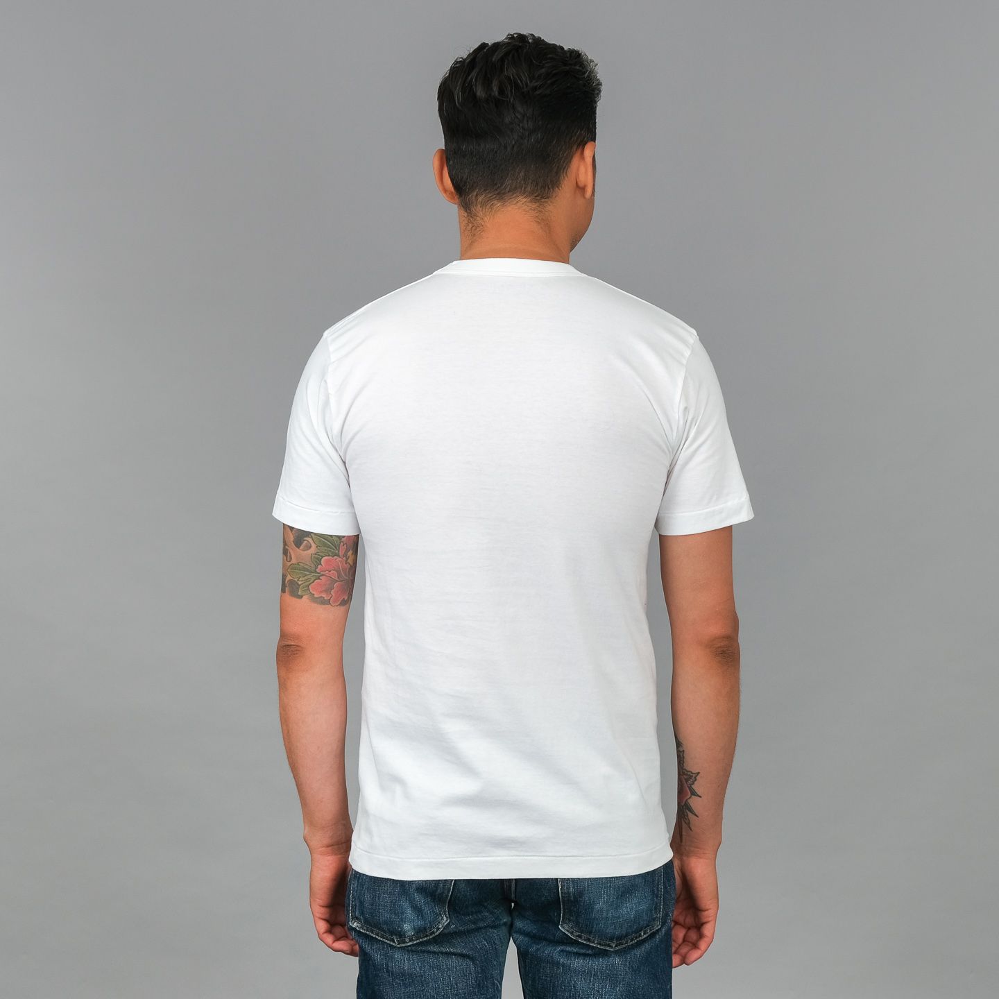 Loopwheel T Shirt Twin Pack White - Utilitees | Rivet & Hide