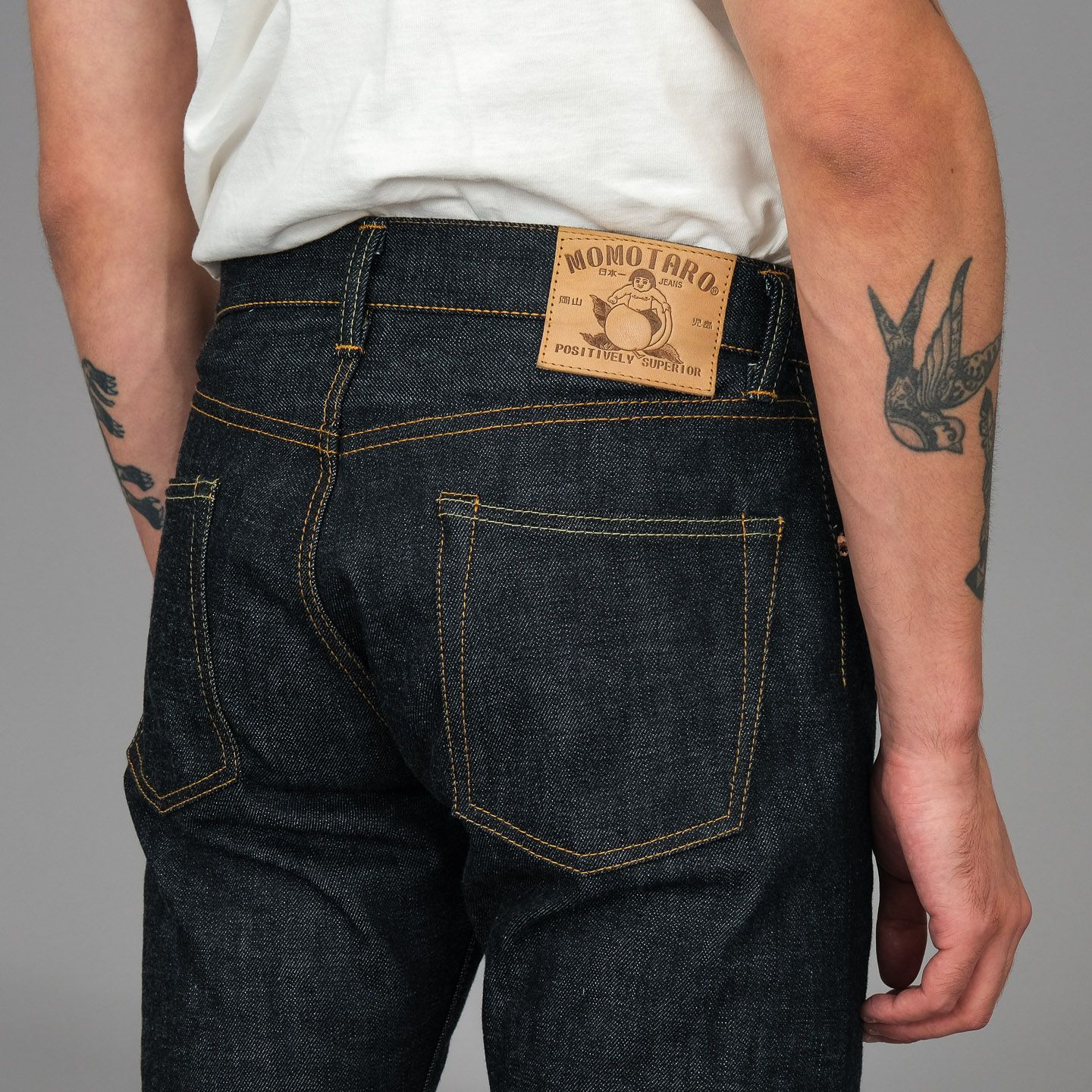 0306-V 15.7oz Tight Tapered Jeans - Momotaro | Rivet & Hide