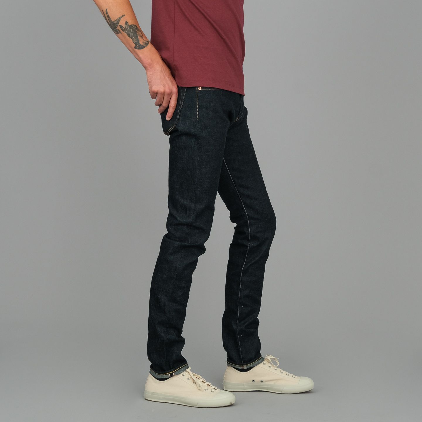 0306-12 12oz Tight Tapered Jeans - Momotaro | Rivet & Hide