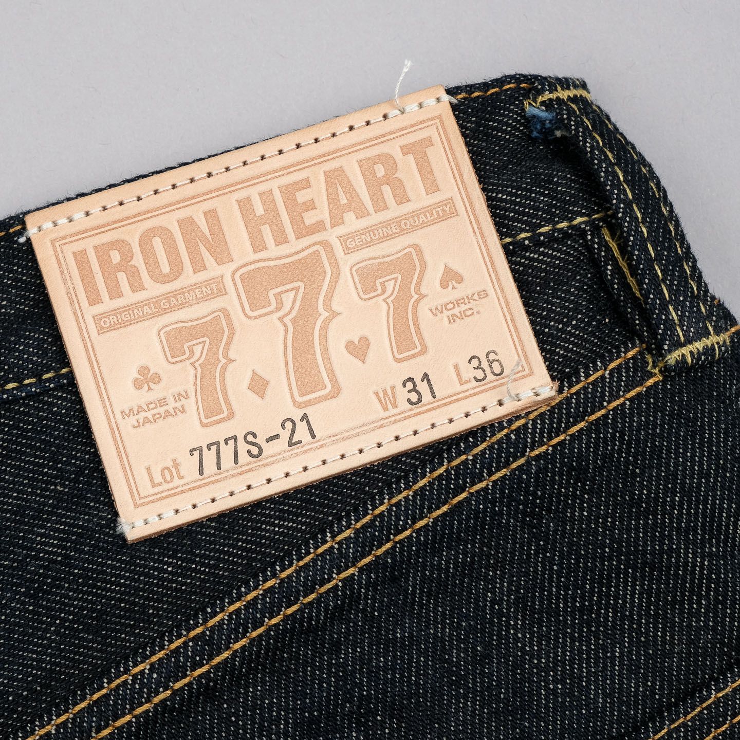 21oz Selvedge Jeans IH-777S-21 - Iron Heart | Rivet & Hide