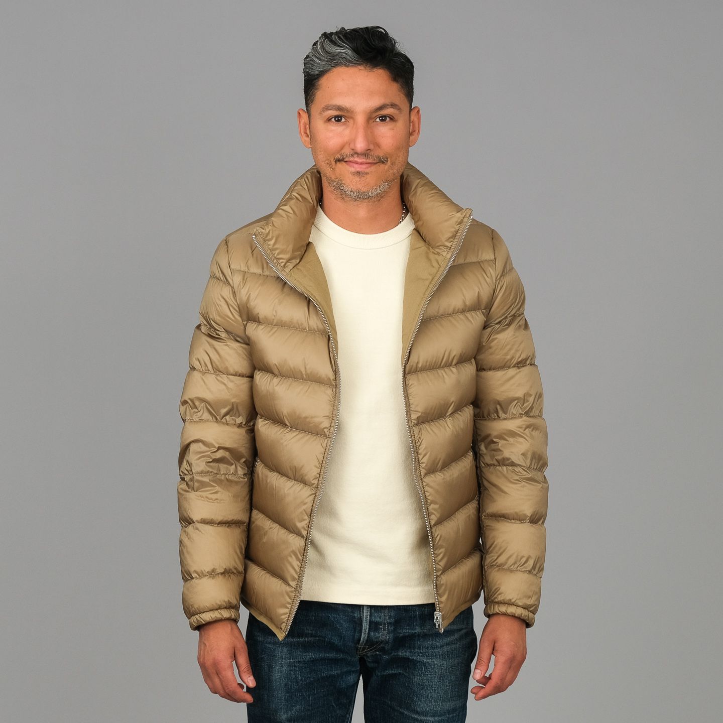 Ten c Down Liner Jacket - Camel