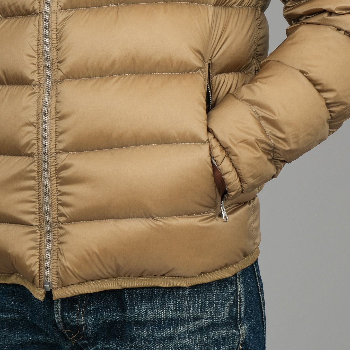 Ten c Down Liner Jacket - Camel