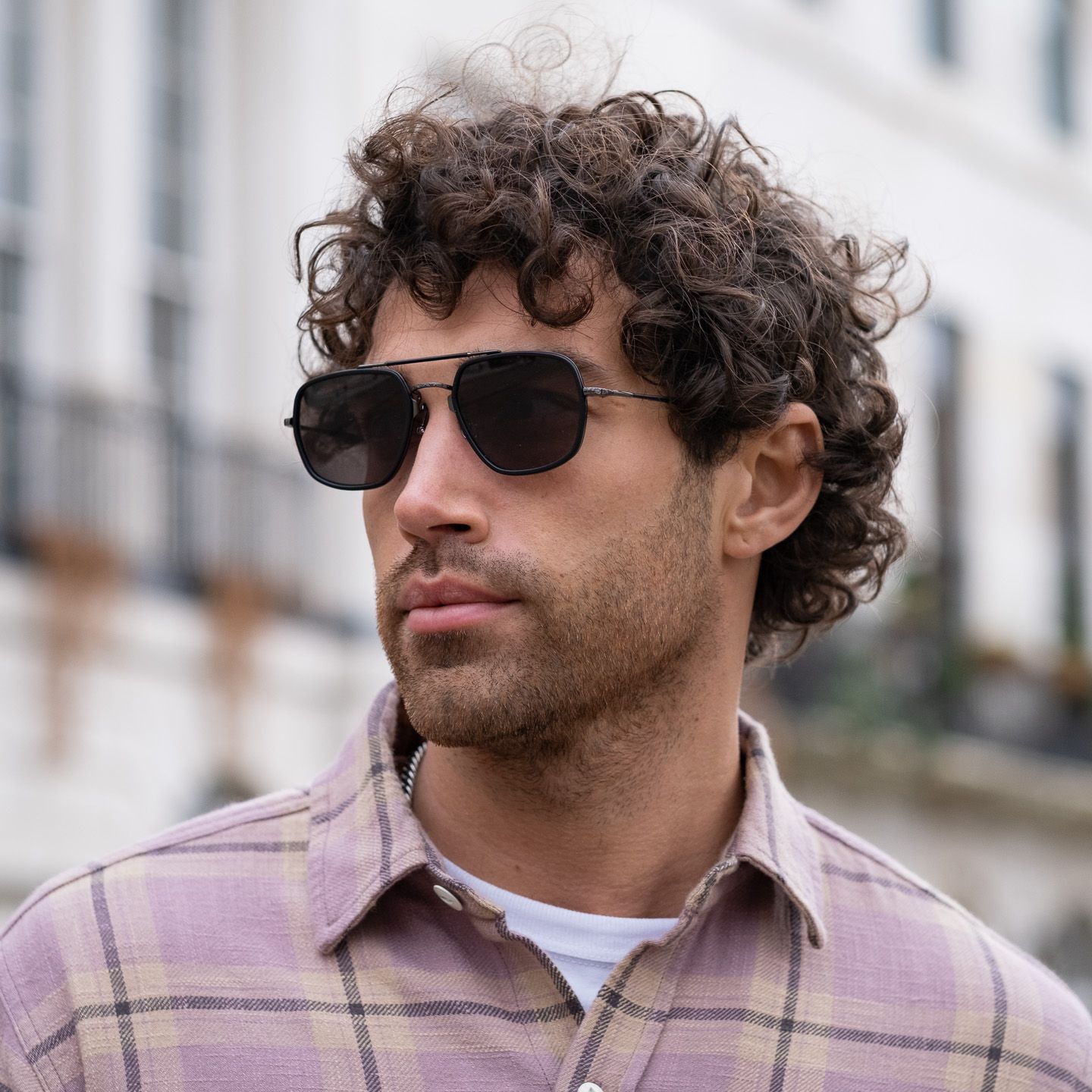 M3123 Ruthenium & Matte Black Aviators - Matsuda | R&H