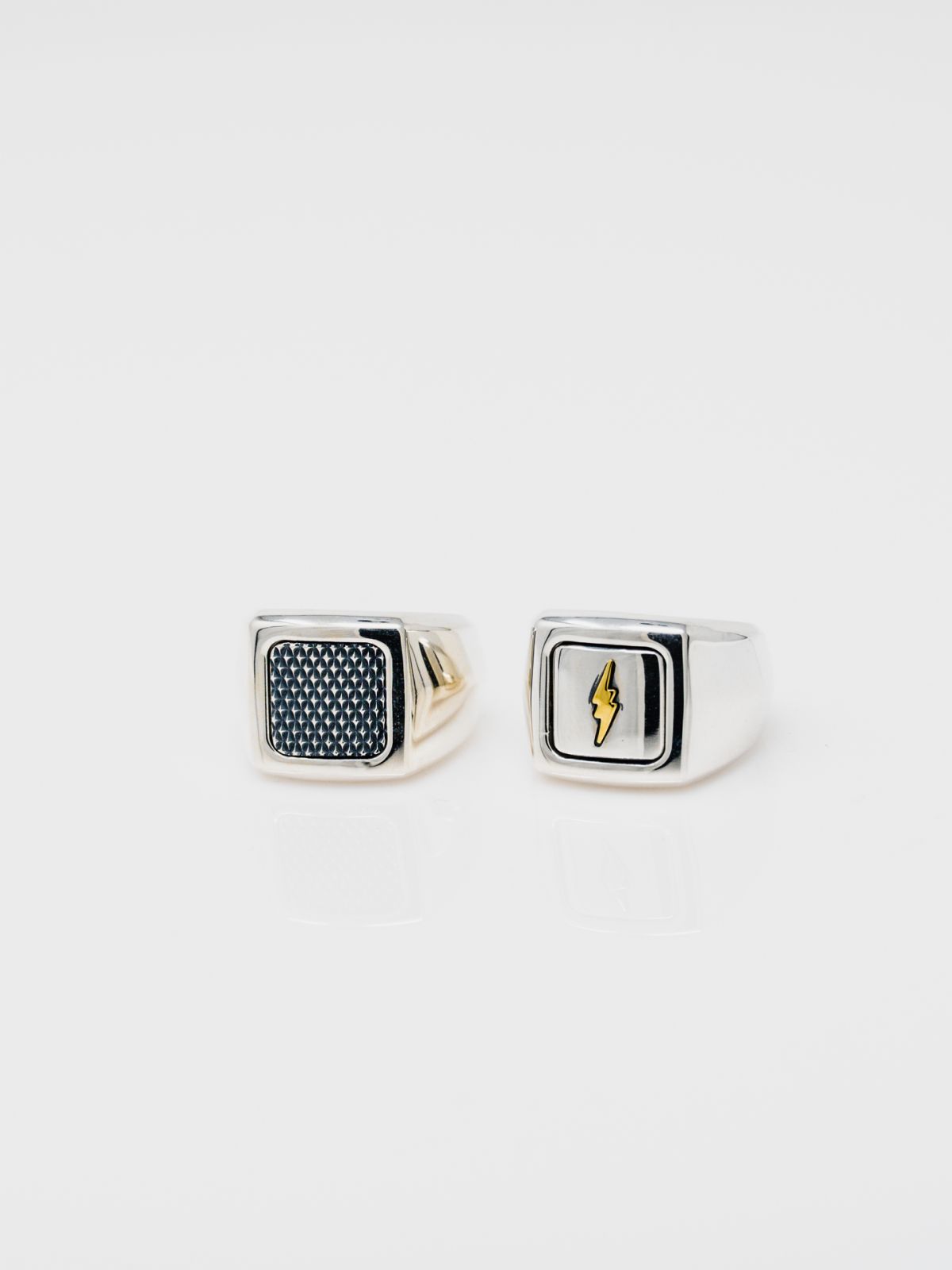 Flipity Dipity W/22k Shazam on a Sterling Silver Tile W