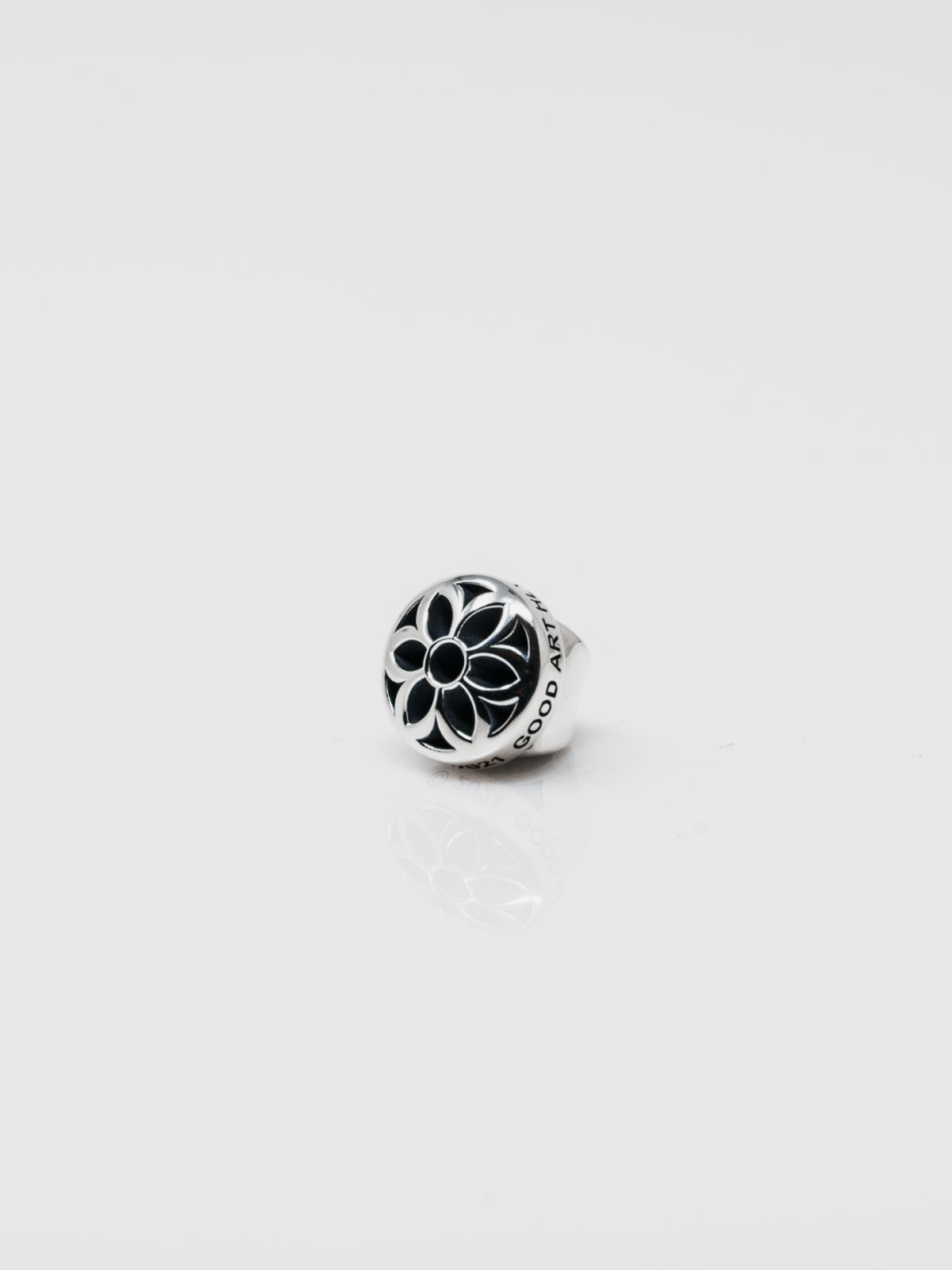 Sterling Silver Rosette Spike Pendant - Good Art | Rivet & Hide