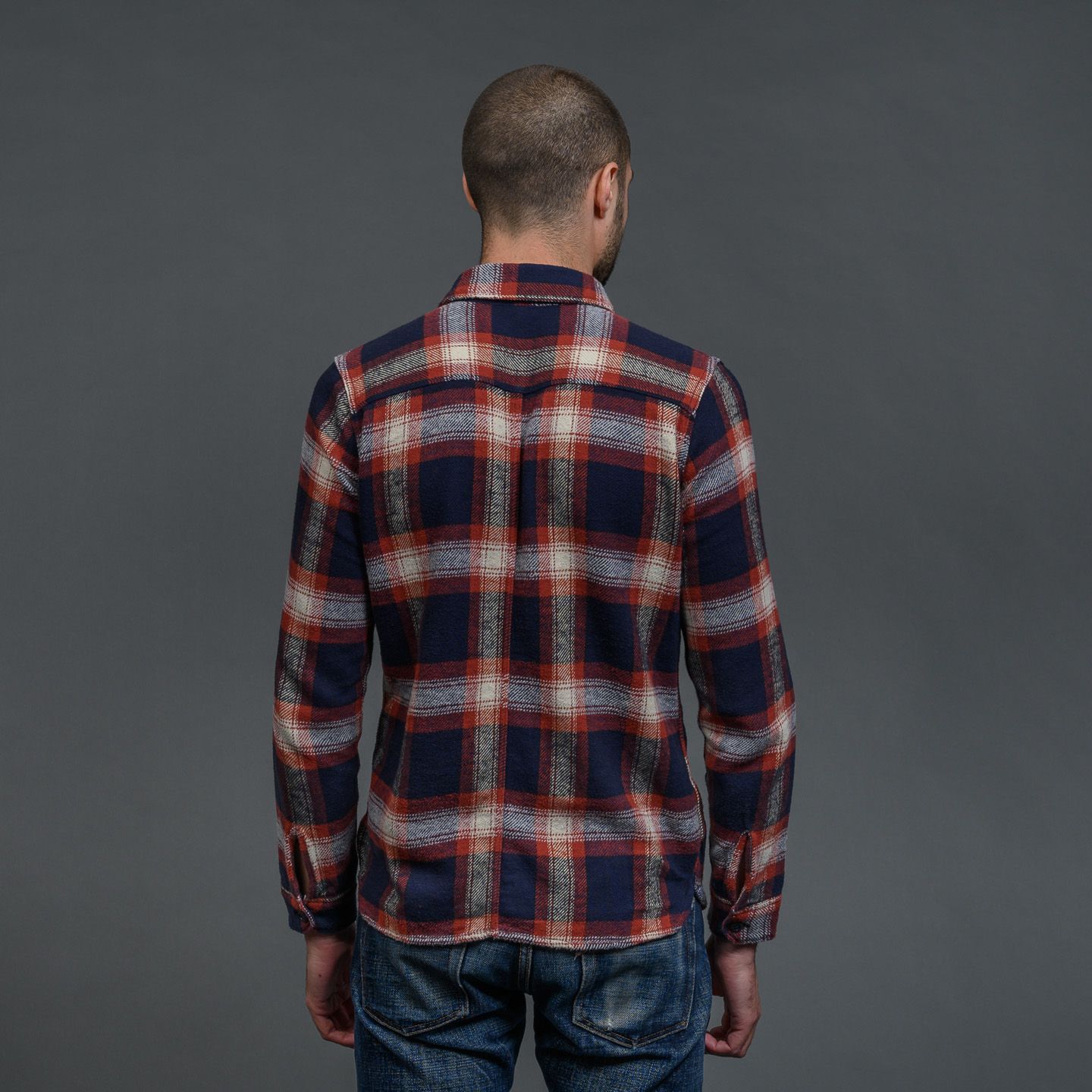 【XERO B&R ゼロビーエヌアール】Flannel Box Check Shirts 2色 バッファローチェック ルーズワークシャツ - セブンバイセブン
