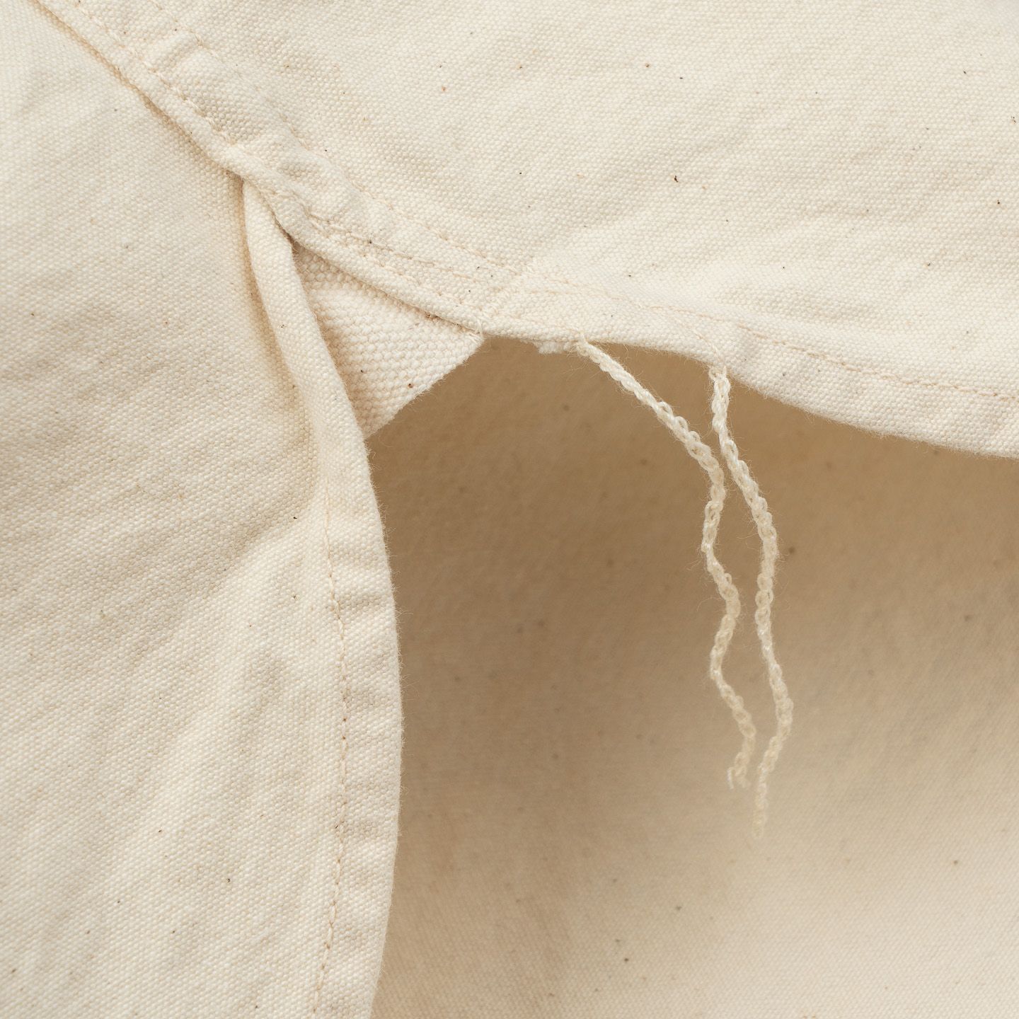 Seuvas 8oz Canvas Flap Work Shirt - Natural