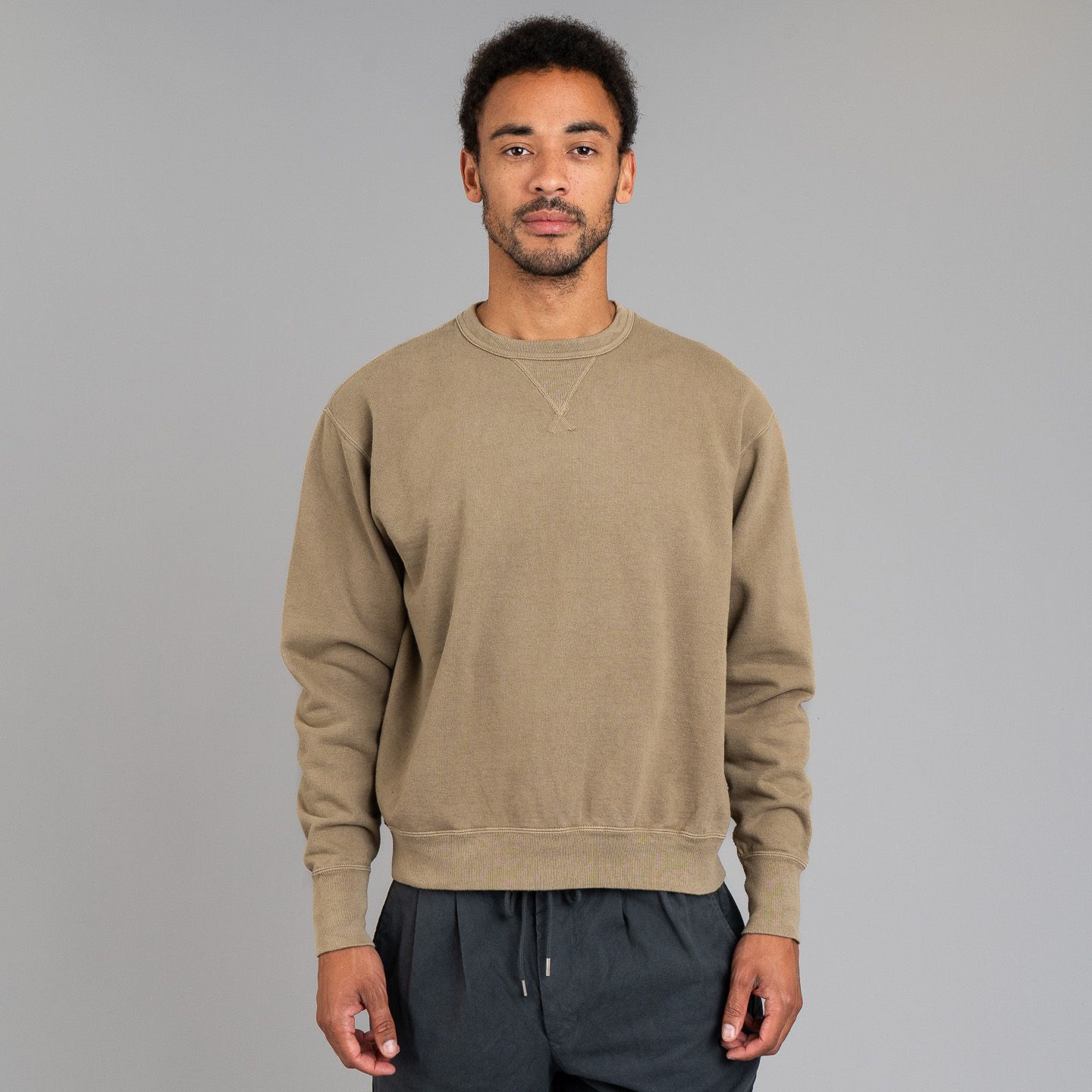 トップス everyone classic crew neck sweat shirt everyone classic crew neck sweat shirt (NAVY) | everyone