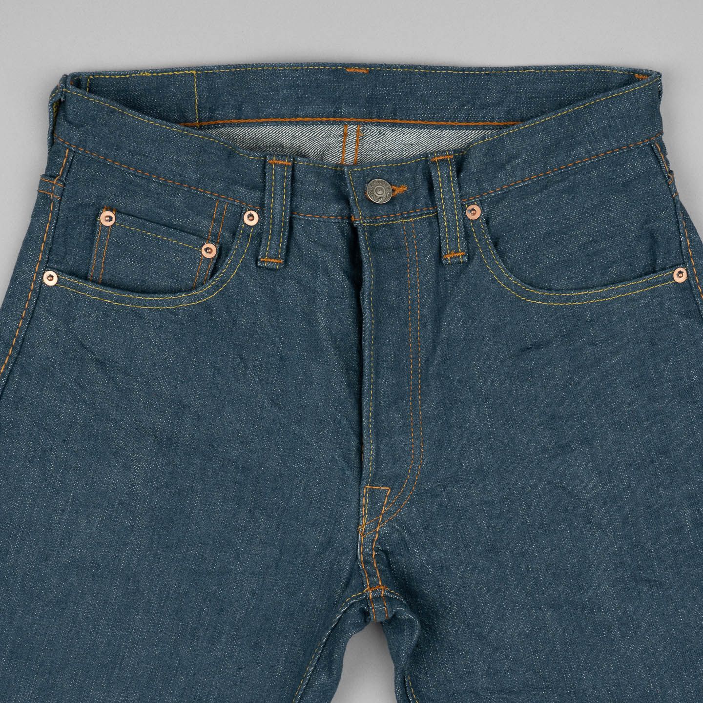 Pure Blue Japan SMBL-14oz-003 Smoky Blue Selvedge Jeans