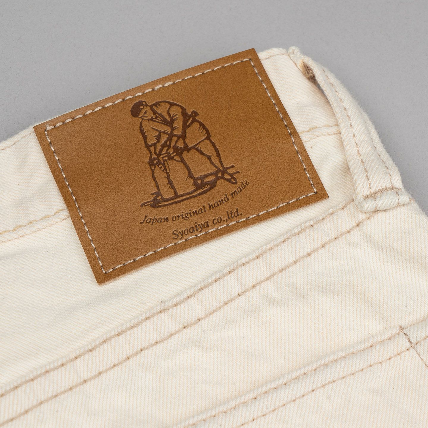 1172 Slim Tapered Ecru Selvedge Jeans - Pure Ble Japan | R&H