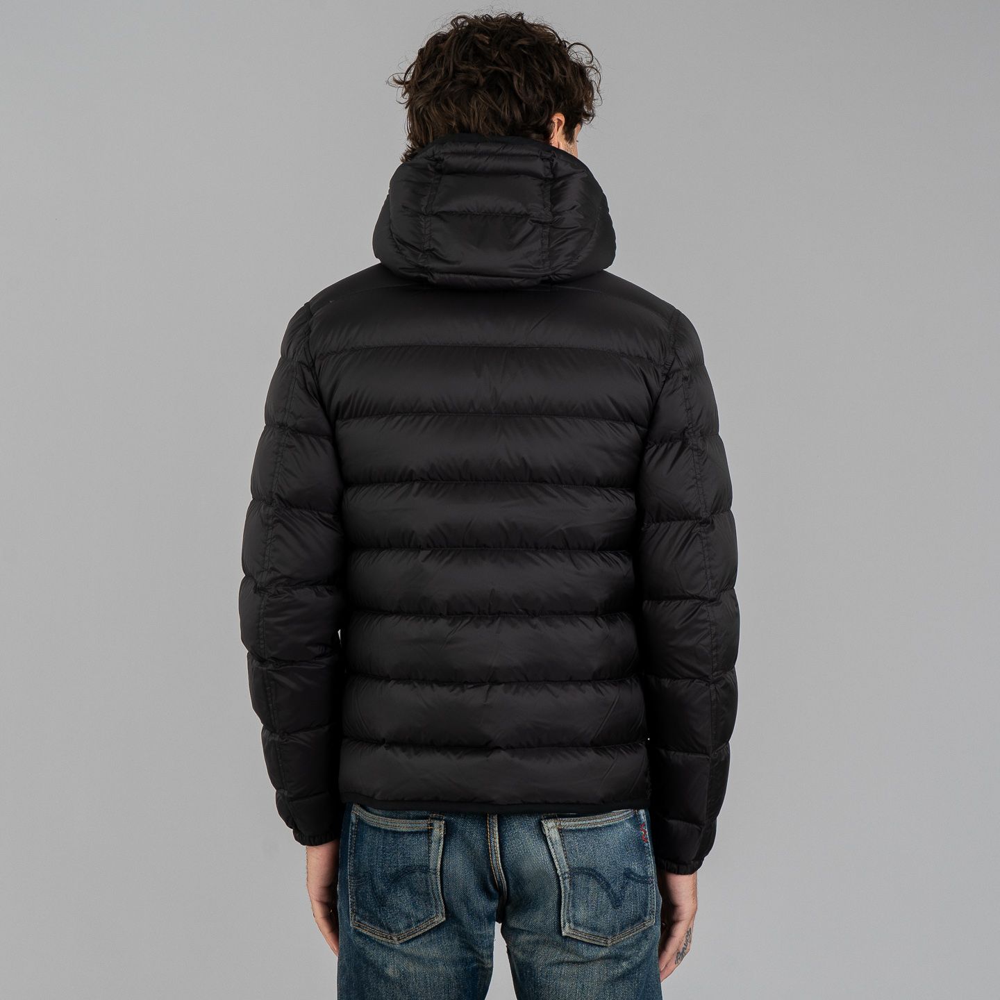 Ten c Hooded Down Liner Jacket - Grey | Rivet & Hide Ten c Hooded Down Liner Jacket - Grey | Rivet & Hide