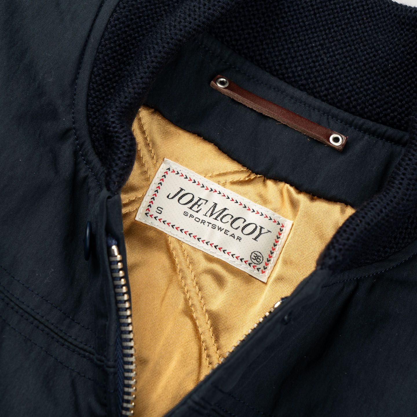 The Real McCoy's Cape Shoulder Sports Jacket - Navy