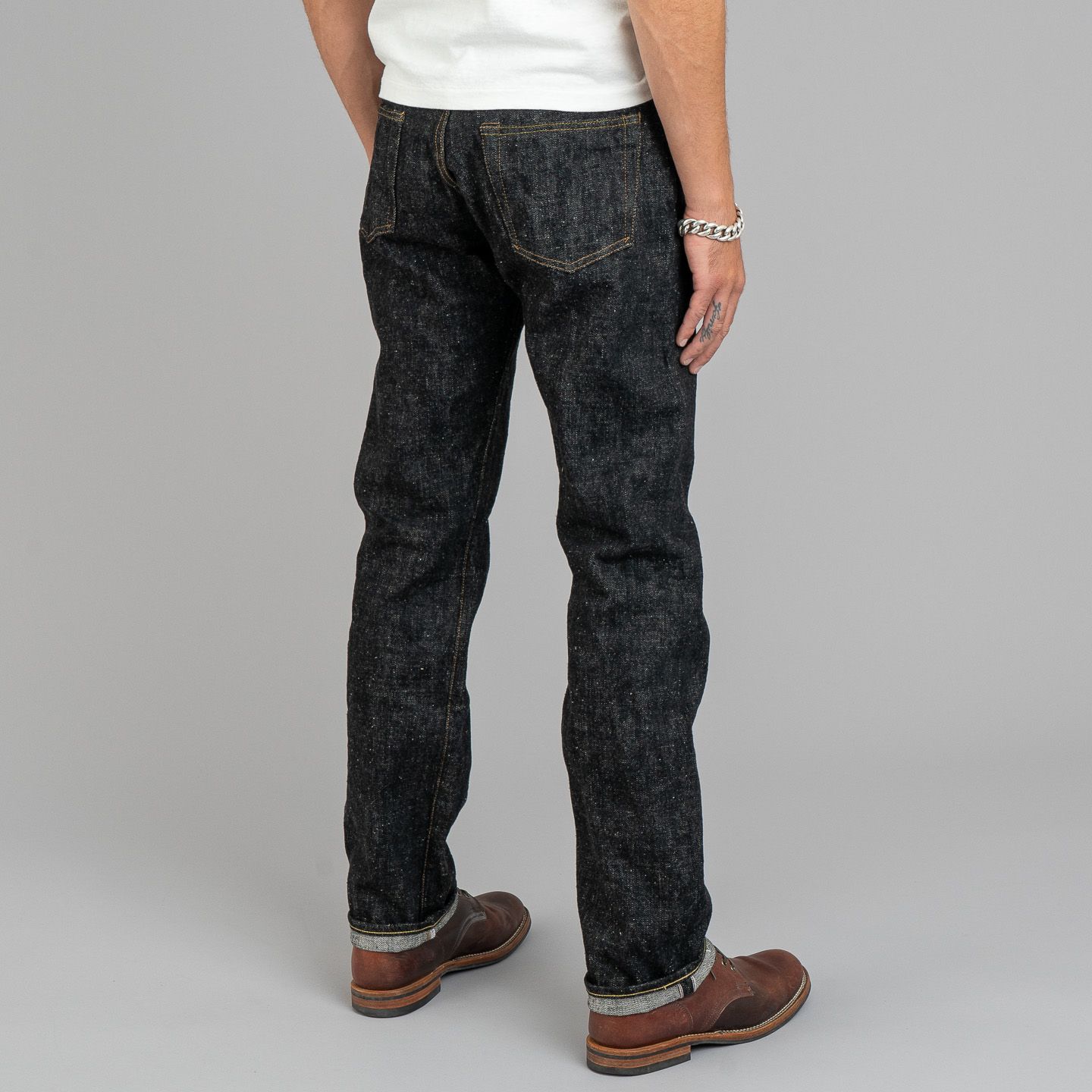 Samurai S710XX-BK 17oz Sulphur Black Jeans - Slim Straight