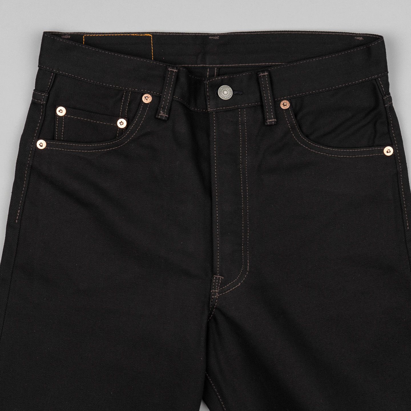 未使用ワンウォッシュ JOE McCOY BLACK DENIM PANTS デニム