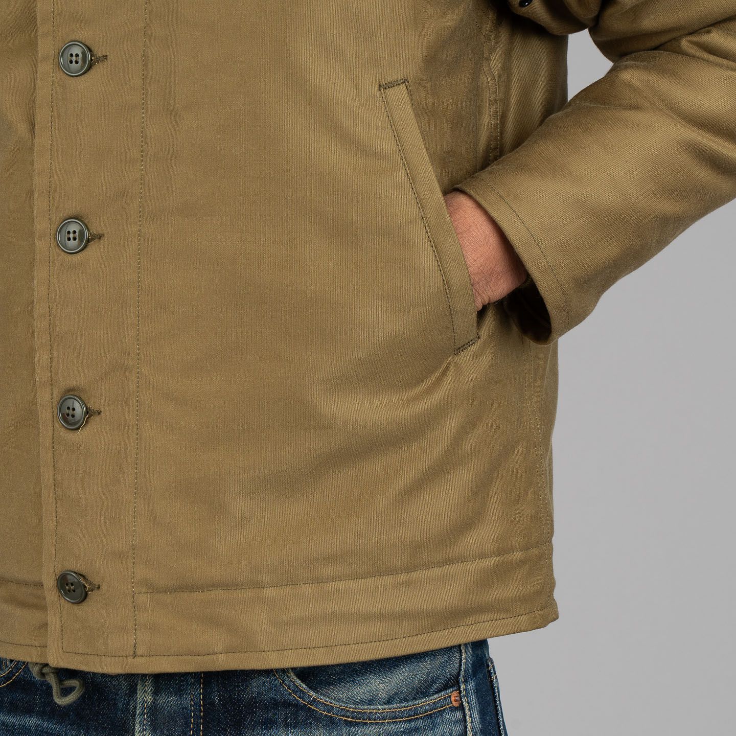 N-1 DECK JACKET (KHAKI) – The Real McCoy's