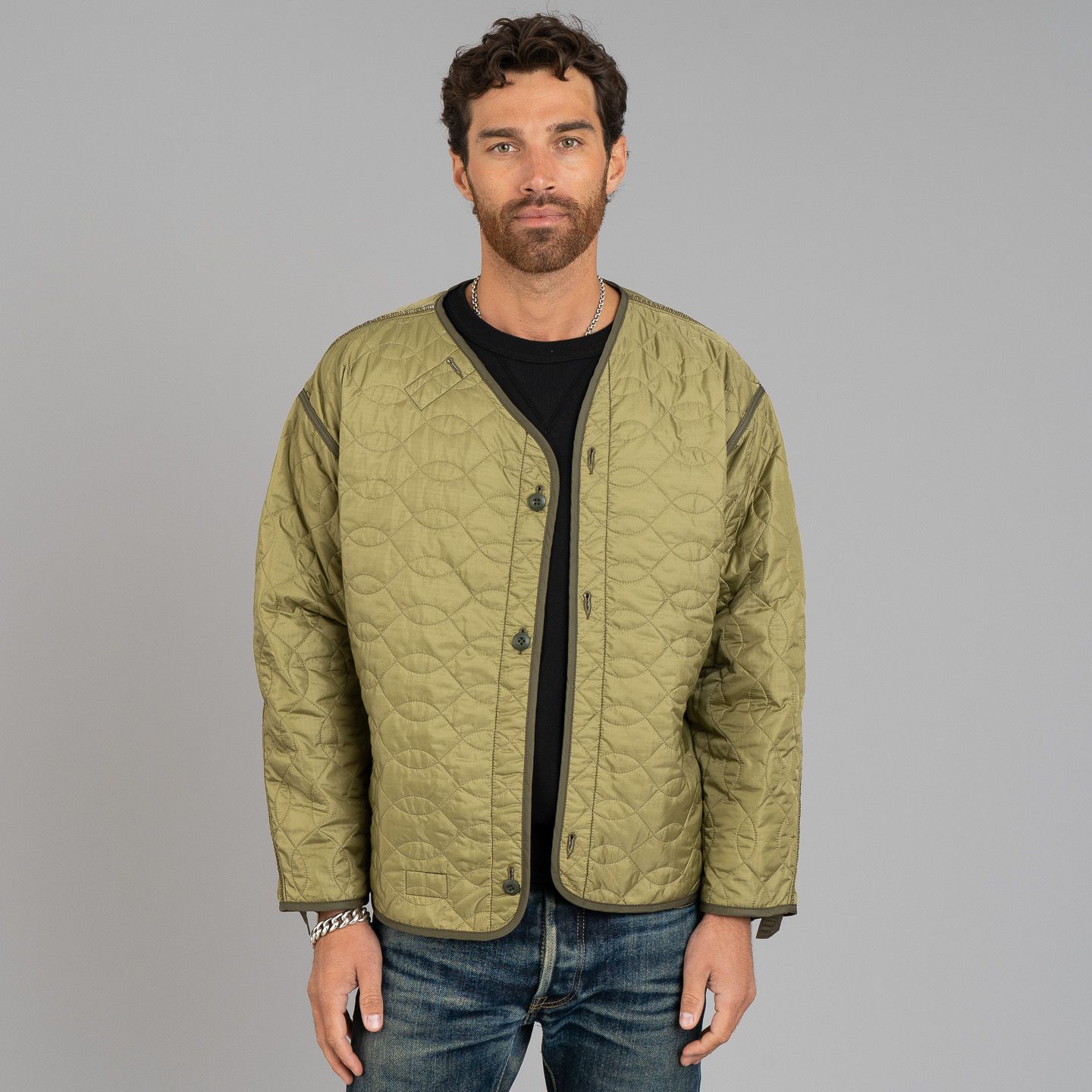 The Real McCoy's M-65 Man's Field Liner - Olive