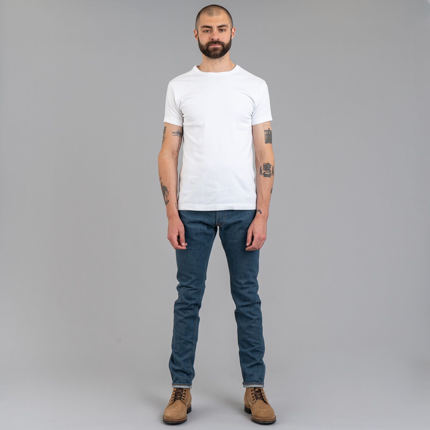 Pure Blue Japan SMBL-14oz-013 Smoky Blue Selvedge Jeans