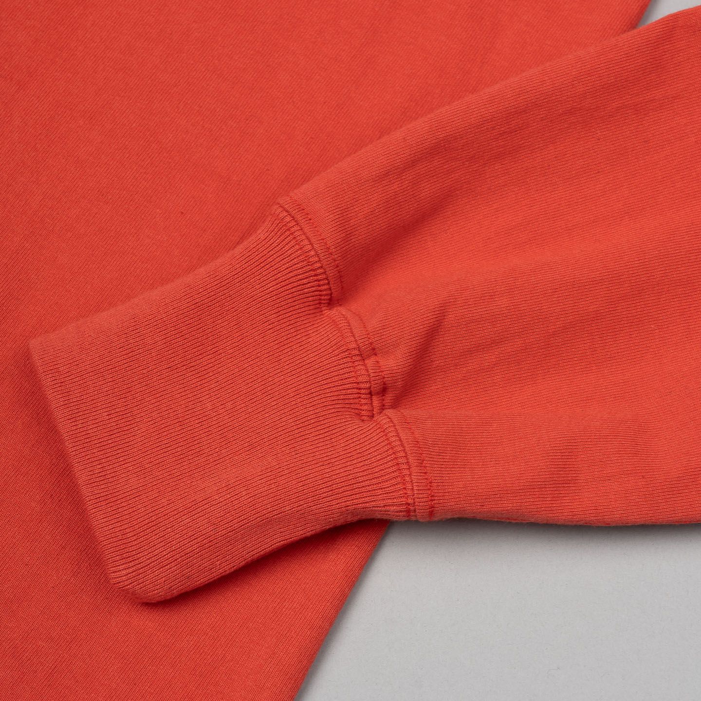 The Real McCoy's Long Sleeve Pocket Tee - Scarlet