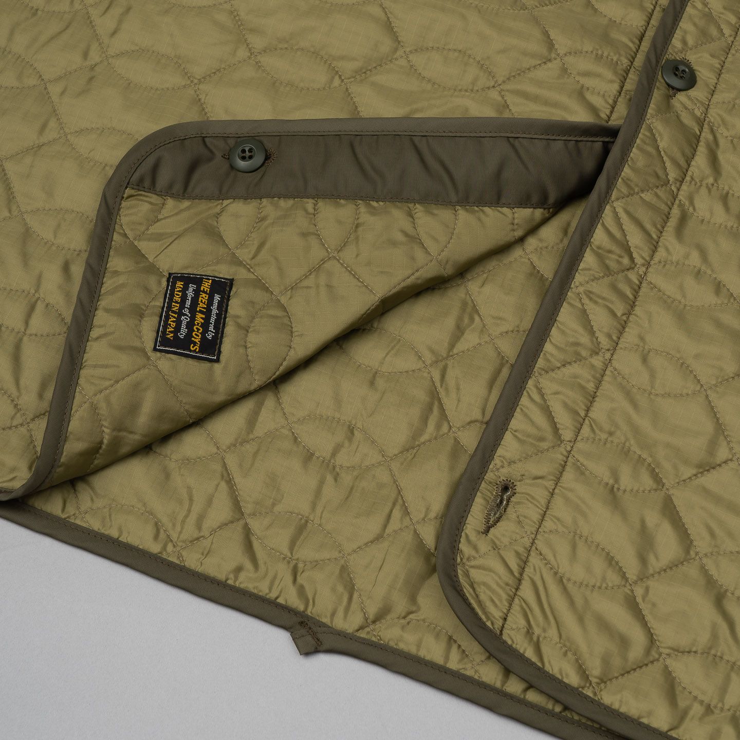 The Real McCoy's M-65 Man's Field Liner - Olive
