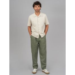 【2plan】Marid Linen Two-Tuck Slacks Marid Linen Two-Tuck Slacks - 2PLAN | 60% - Asian Fashion