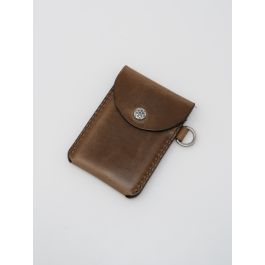 Good Art Snap Card Wallet - Natural Brown Horsehide