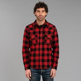 Iron Heart - Ultra Heavy Flannel Classic Check Work Shirt