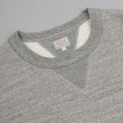 The Real McCoy's 10oz Loopwheeled Crewneck Sweatshirt V2 - Grey