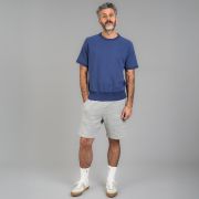 The Real McCoy's 9oz Loopwheeled Sweat Shorts - Grey