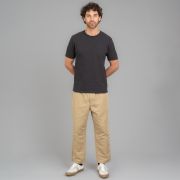 COMME des GARÇONS tricot イージーパンツ ベージュ Comme des Garçons Homme Cotton & Linen Pull String Trousers