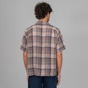 Seuvas Linen Open Collar Shirt - Beige