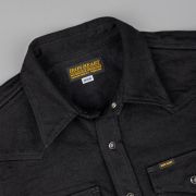 IHSH-295-BB 14oz Black/Black Selvedge Denim Western - Iron Heart