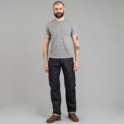 0906-V 15.7oz Classic Straight Indigo Jeans - Momotaro