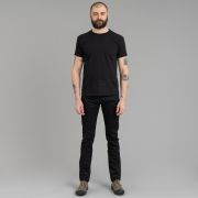 15.7oz Tight Tapered Jeans Black - Momotaro | Rivet & Hide