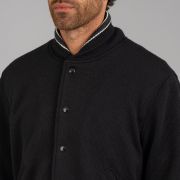 Dehen Knit Club Jacket - Black/Dark Charcoal