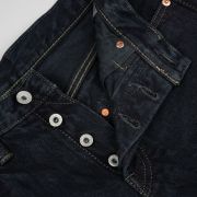 IH-777s-SLBod Slubby Selvedge Overdyed Black - Iron Heart | R&H