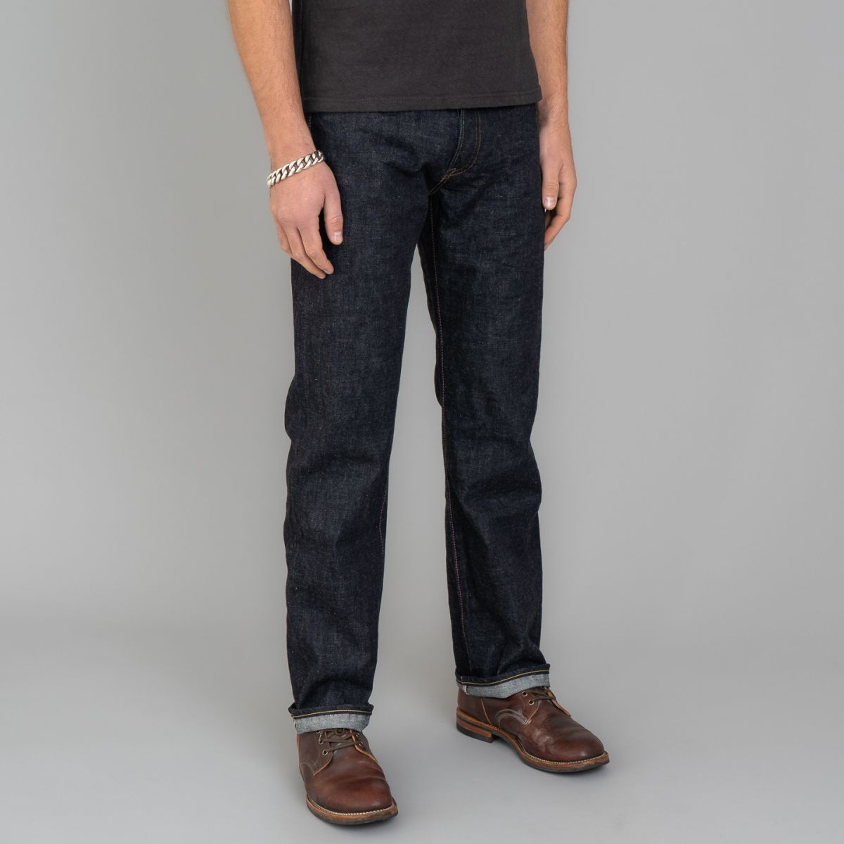 0906-13 13oz Classic Straight Indigo Jeans - Indigo Jeans | R&H